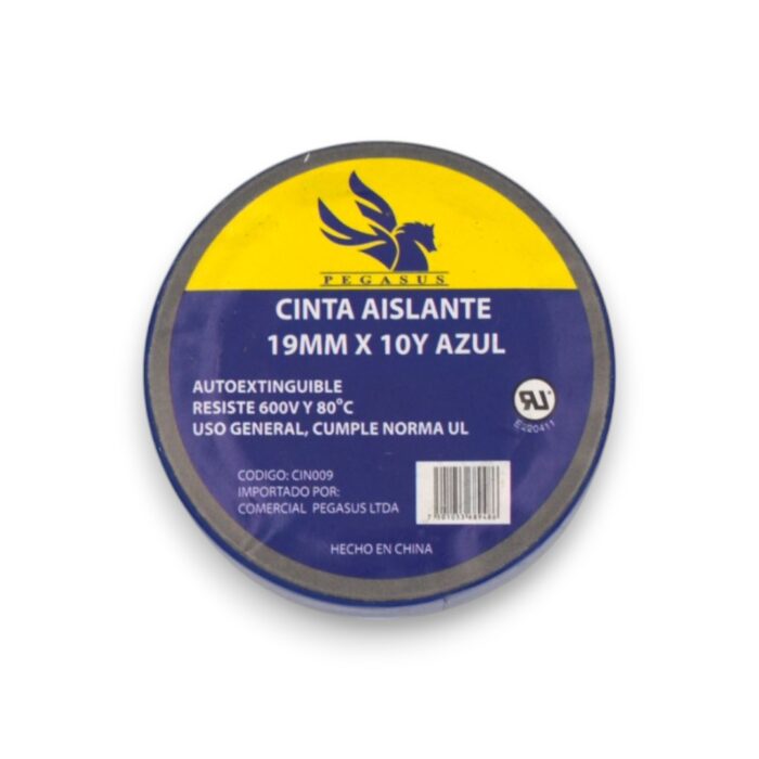 CINTA AISLADORA 19 MM X 10 Y  VARIOS COLORES - Imagen 1