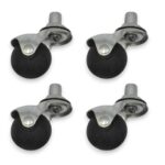 JUEGO X4 RUEDAS GIRATORIAS