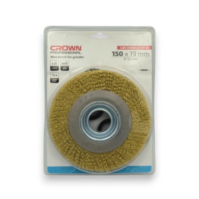 CEPILLO BRONCEADO 6"X19 mm EJE 32mm C/ADAP - Imagen 1