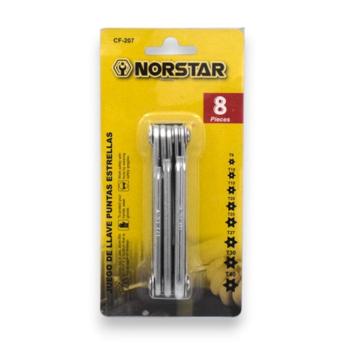 JGO 8 LLAVES TORX NORSTAR - Imagen 1