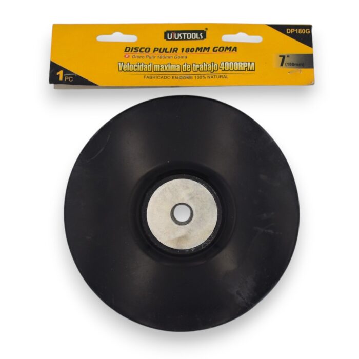 DISCO DE GOMA PARA PULIR 180 MM - Imagen 1