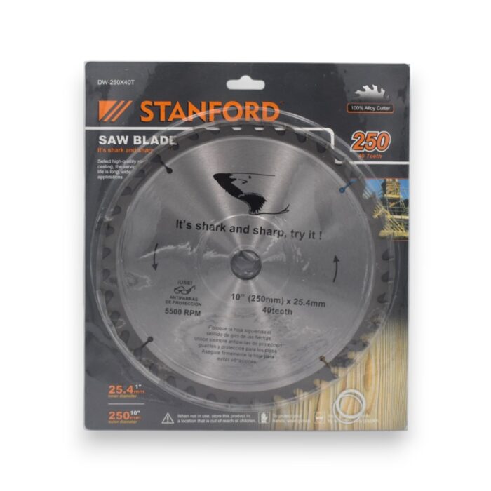 DISCO PARA MADERA 10" X 40 DIENTES EJE 25,4 mm - Imagen 1