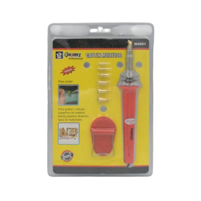 SOLDADOR/PIROGRABADOR MULTIUSO CON PUNTAS 40W - Imagen 1