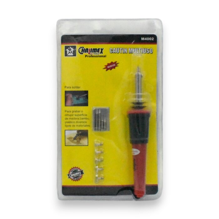 SOLDADOR/PIROGRABADOR MULTIUSO CON PUNTAS 40W - Imagen 1