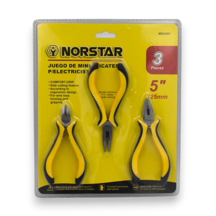 SET X3 PINZAS 5" MINI - Imagen 1