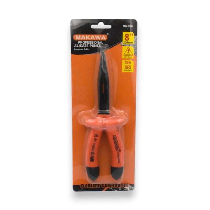 ALICATE  PUNTA FINA 8" 1000V MAKAWA - Imagen 1