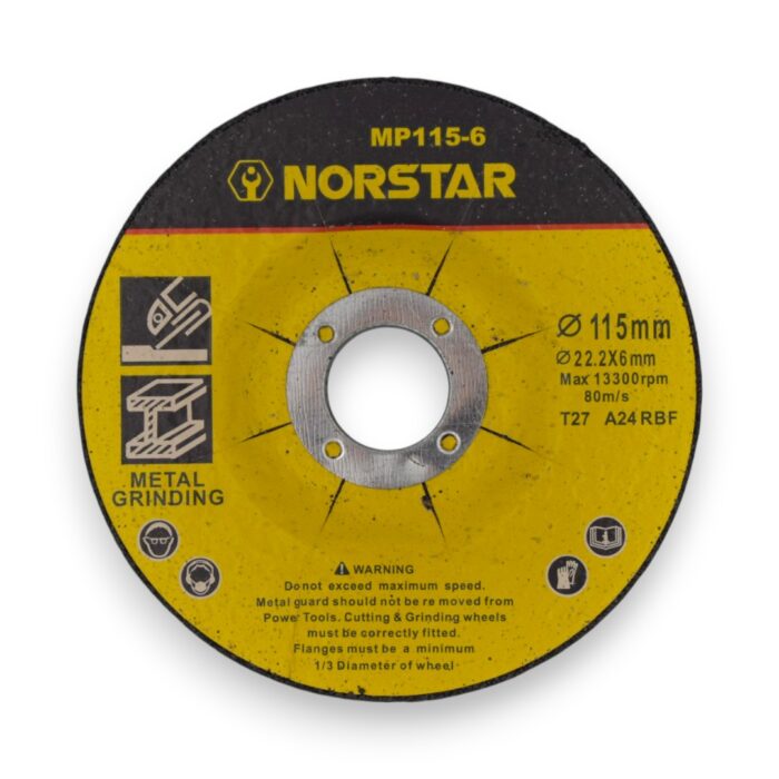 DISCO DESBASTE METAL 115X6X22 mm - Imagen 1