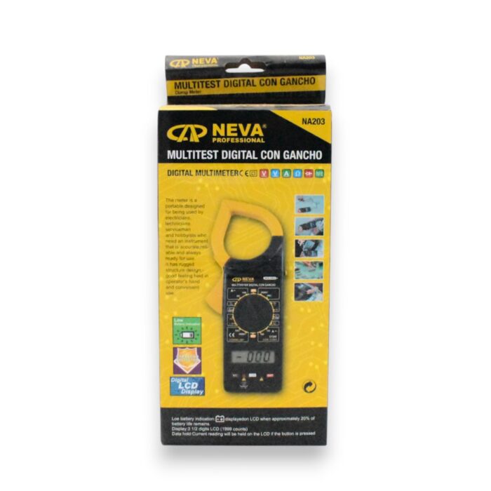 PINZA AMPERIMETRICA CON TESTER - Imagen 1
