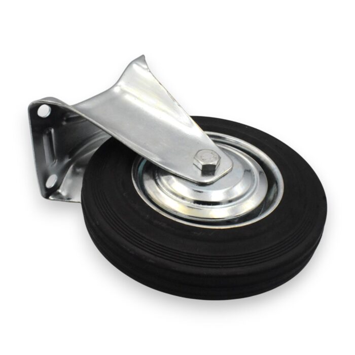 RUEDA 8" DE GOMA C/BASE - Imagen 1