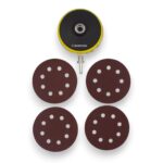 SOPORTE PARA LIJAS 115 MM CON LIJAS