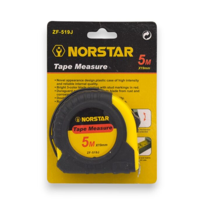 CINTA METRICA PLASTICA 5 MT C/IMAN - Imagen 1