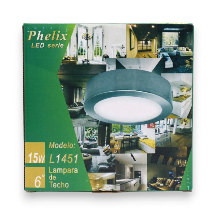 PLAFON LED DE APLICAR 15W 15CM DIÁMETRO - Imagen 2