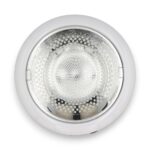 ARTEF. DE EMB. REDONDO 23 CM BLANCO P 2 LAMP E28