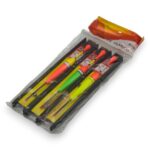 Set 3 líneas pesca, plast+nylon+plomo