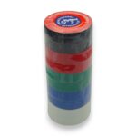 CINTA AISLADORA 5 COLORES 20 YD, TUBO CON 10 UNIDADES