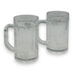 SET 2 JARRAS CERVEZA DE VIDRIO