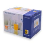 SET VASOS VIDRIO ALTOS X 6 PCS - Imagen 2