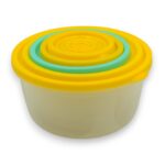 SET TUPPERS REDONDOS PVC 5 PCS - Imagen 2
