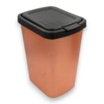 PAPELERA CROMADA RECT. COBRE