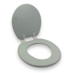 TAPA DE INODORO ACOLCHONADA BLANCA - Imagen 4