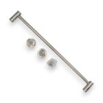 PORTA TOALLA PVC CROMADO 55 CM