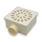 CAJA SIFONADA PARA DUCHA 10 X 10 CM CON SALIDA DE 40 MM - Imagen 2