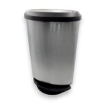 PAPELERA CON PEDAL 20 L CROMADA