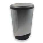 BASURERO CON PEDAL ACABADO ACERO INOX 45 L