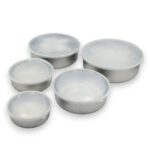 SET TUPPERS DE ACERO CON TAPA 5 PCS - Imagen 2
