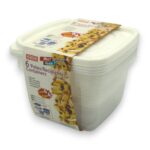 SET TUPPERS DE PVC 6 PCS