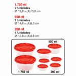 SET TUPPERS DE PVC 8 PCS - Imagen 3