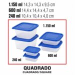 SET TUPPERS DE PVC 6 PCS - Imagen 3