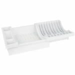 ESCURRIDOR DE PLATOS DESLIZABLE BLANCO 50cm x 28cm x 8cm