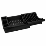 ESCURRIDOR DE PLATOS DESLIZABLE NEGRO 50cm x 28cm x 8cm