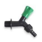 CANILLA PARA JARDÍN NEGRA PVC BOLSA X 12 UNIDADES - Imagen 2
