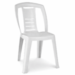 SILLAS PVC BLANCAS 120 KG