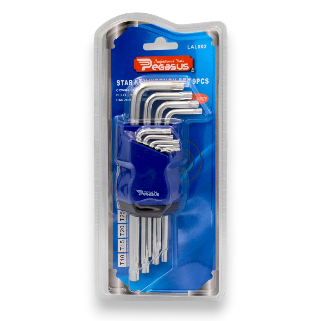 LAL002-Photoroom LLAVE ALLEN TORX MED. 9 PIEZAS - Imagen 1