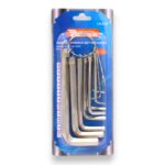LLAVE ALLEN NIQUELADA 10 PZAS