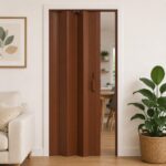 PUERTA PLEGABLE MARRON 100 CM