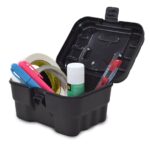 CAJA ORGANIZADORA Y PORTAOBJETOS 1 LITRO NEGRO - Imagen 2