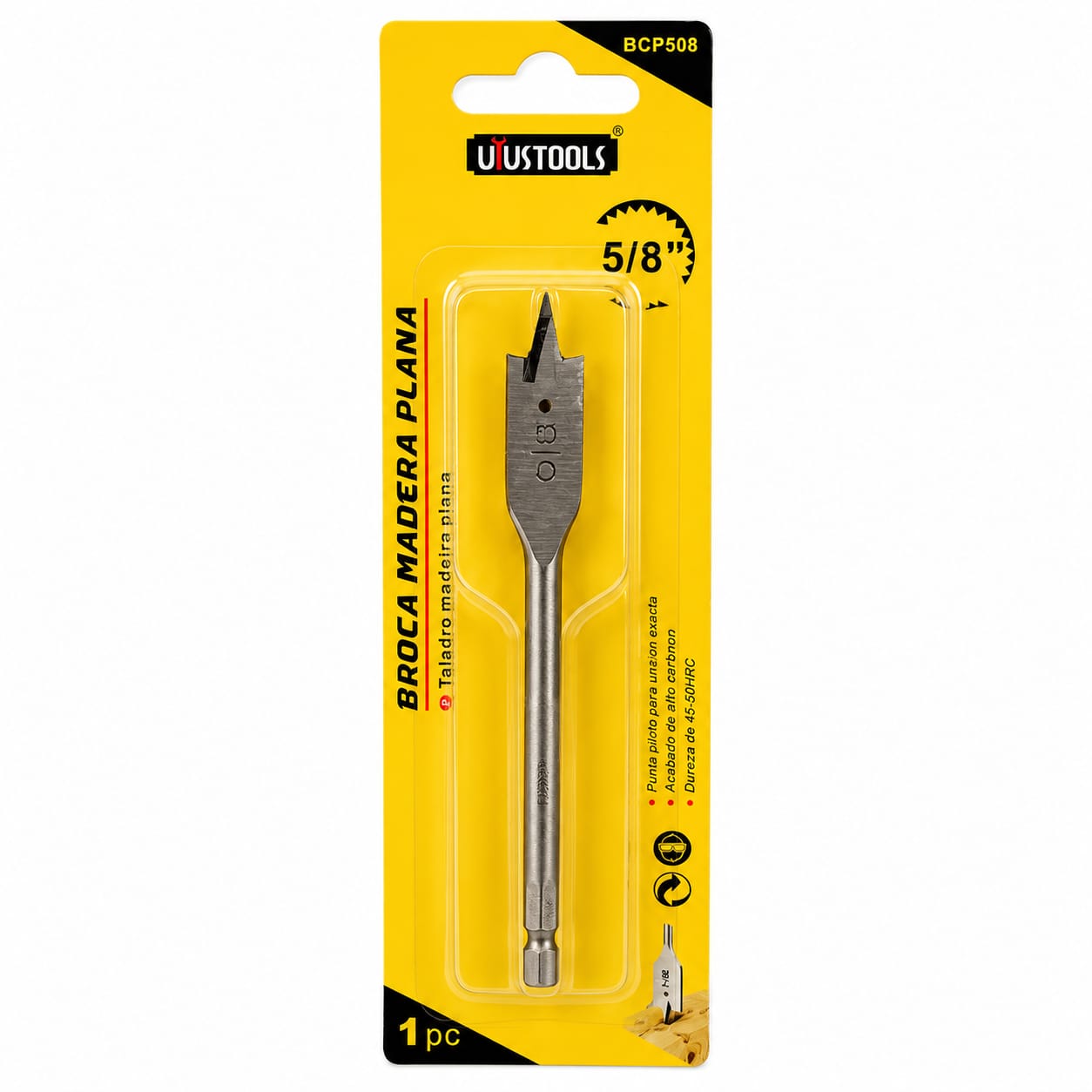 WhatsApp Image 2026-07-17 at 11.38.50 MECHA PARA MADERA PLANA 5/8" - Imagen 1