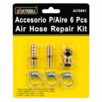 JUEGO DE ACCESORIOS PARA COMPRESOR 6 PZAS